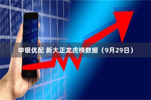 申银优配 新大正龙虎榜数据（9月29日）